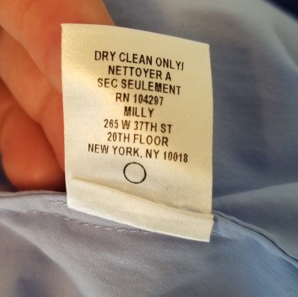 Milly Long Sleeve Stretch Poplin Shirt Dress - Picture 7 of 8